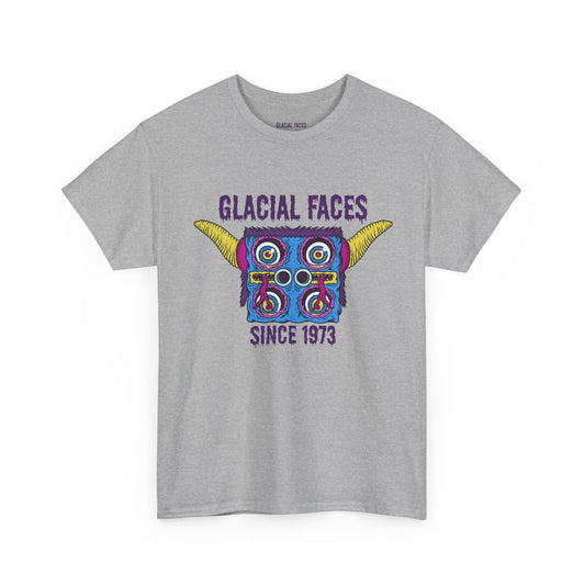 Glacial Faces Unisex Heavy Cotton Tee - Sizzle Tongue