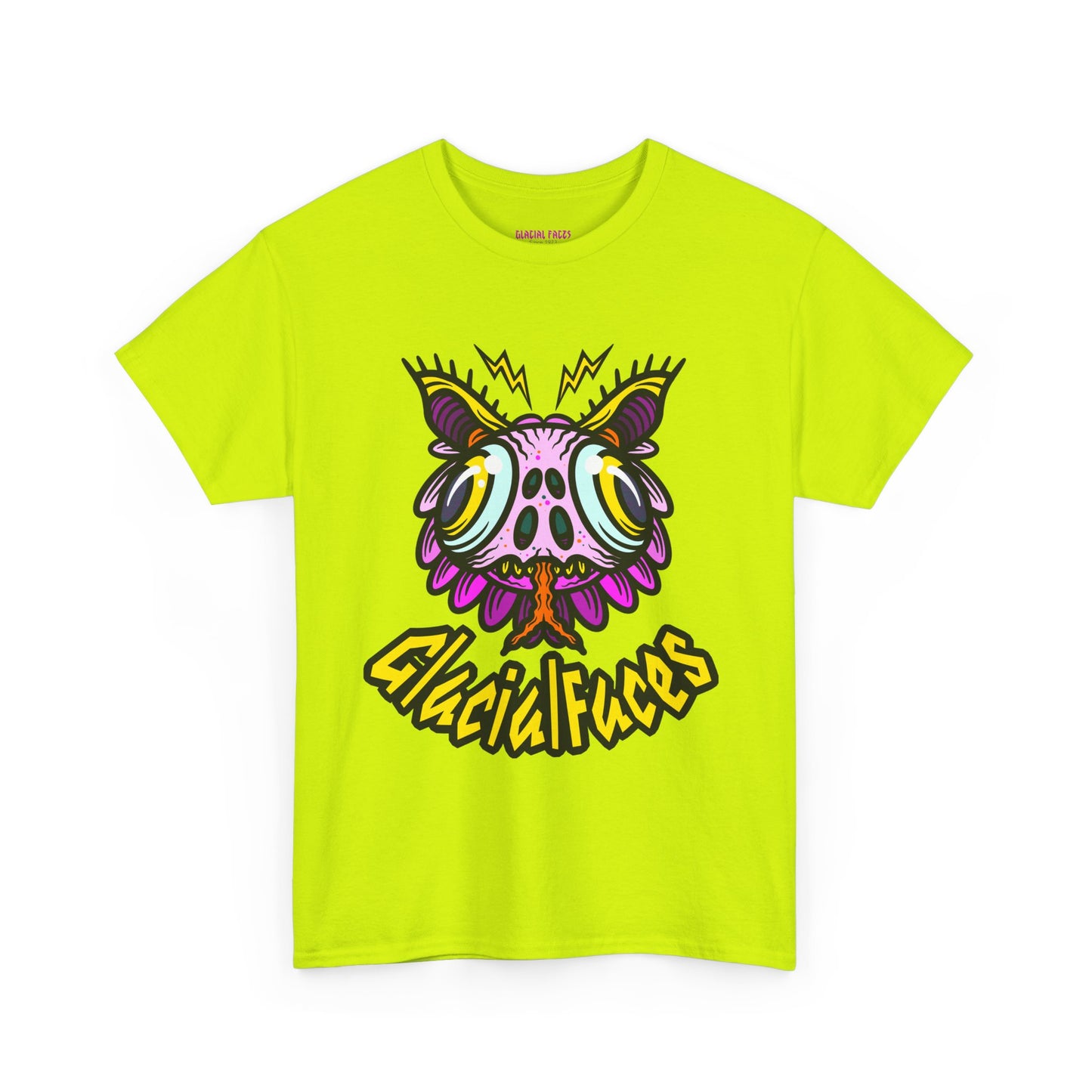 Glacial Faces Unisex Heavy Cotton Tee - Fly Guy T-Shirt