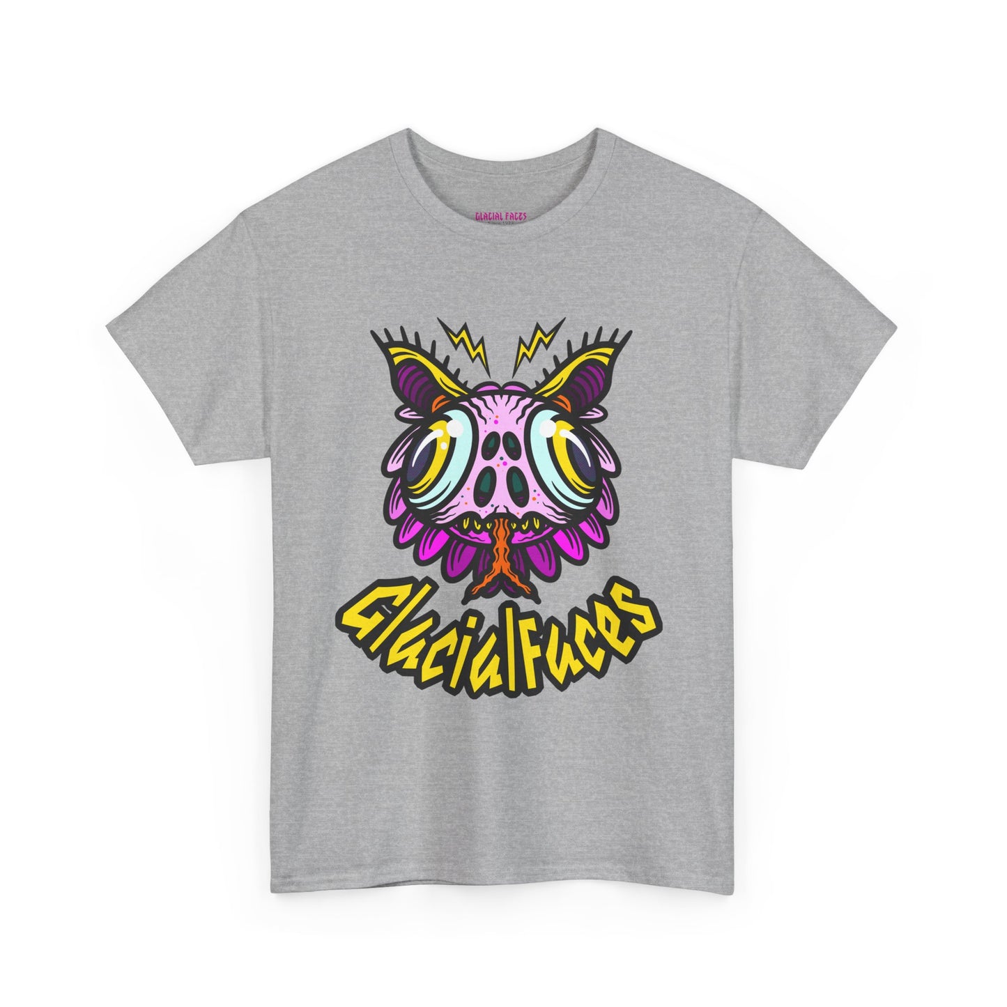 Glacial Faces Unisex Heavy Cotton Tee - Fly Guy T-Shirt