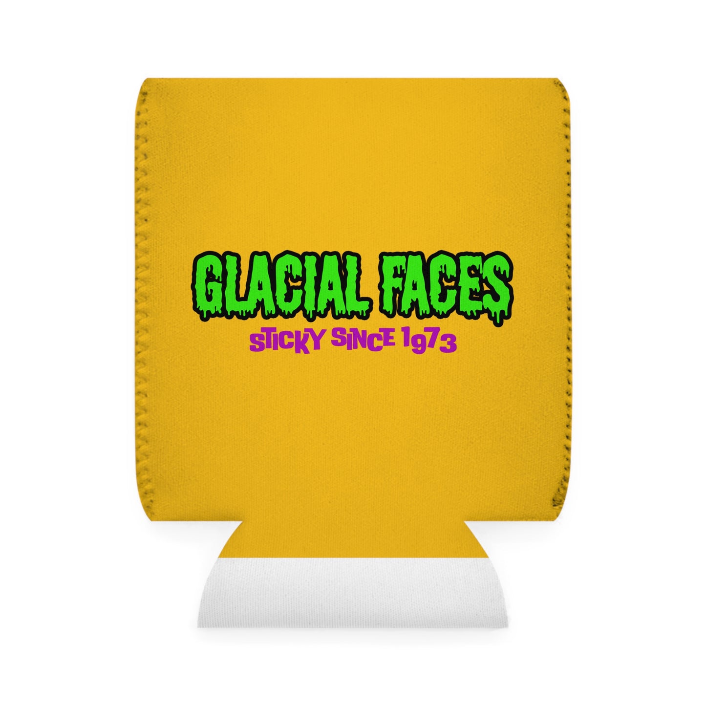 Chill Out Can Cooler Sleeve | Fun Beverage Insulator, Party Accessory, Gift for Friends, Unique Barware, Glacial Faces