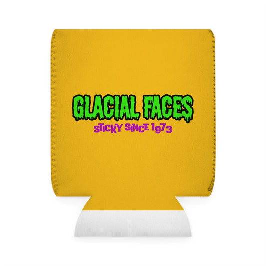 Chill Out Can Cooler Sleeve | Fun Beverage Insulator, Party Accessory, Gift for Friends, Unique Barware, Glacial Faces