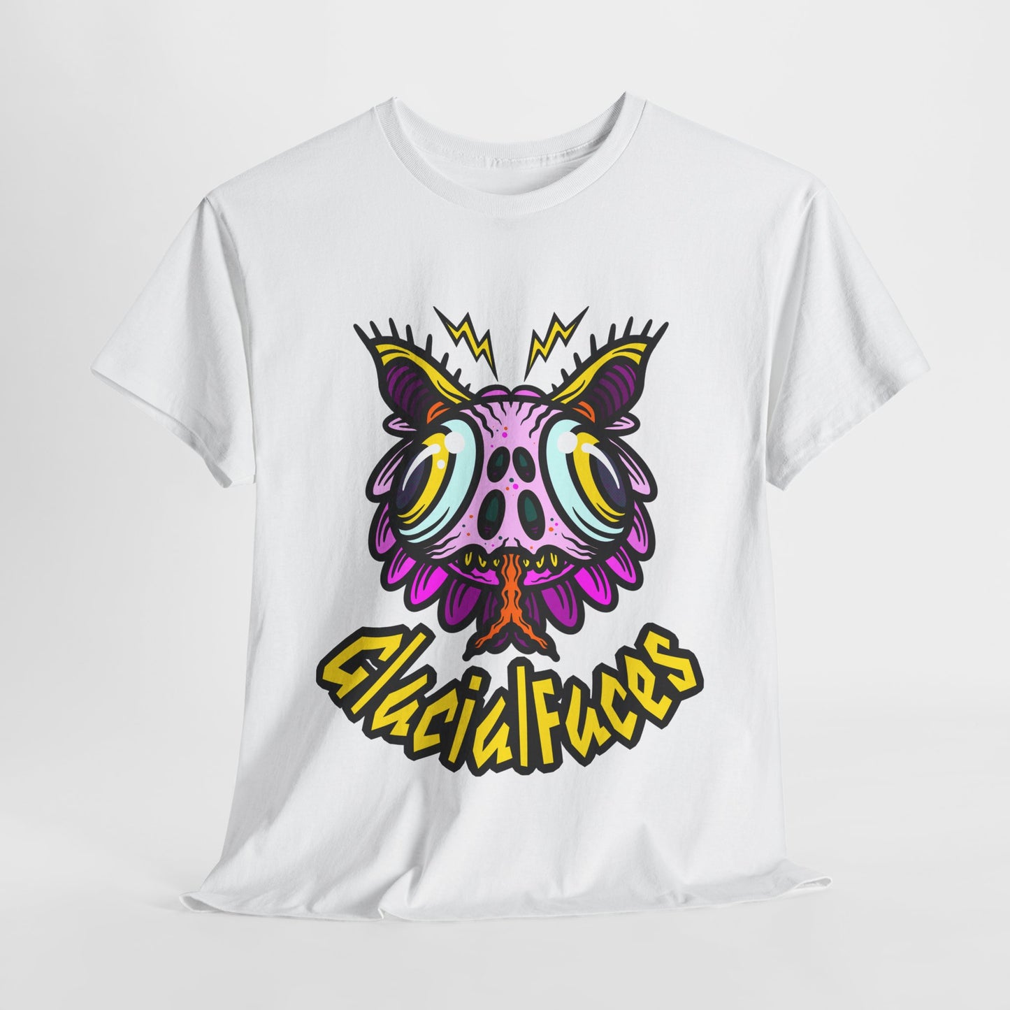 Glacial Faces Unisex Heavy Cotton Tee - Fly Guy T-Shirt