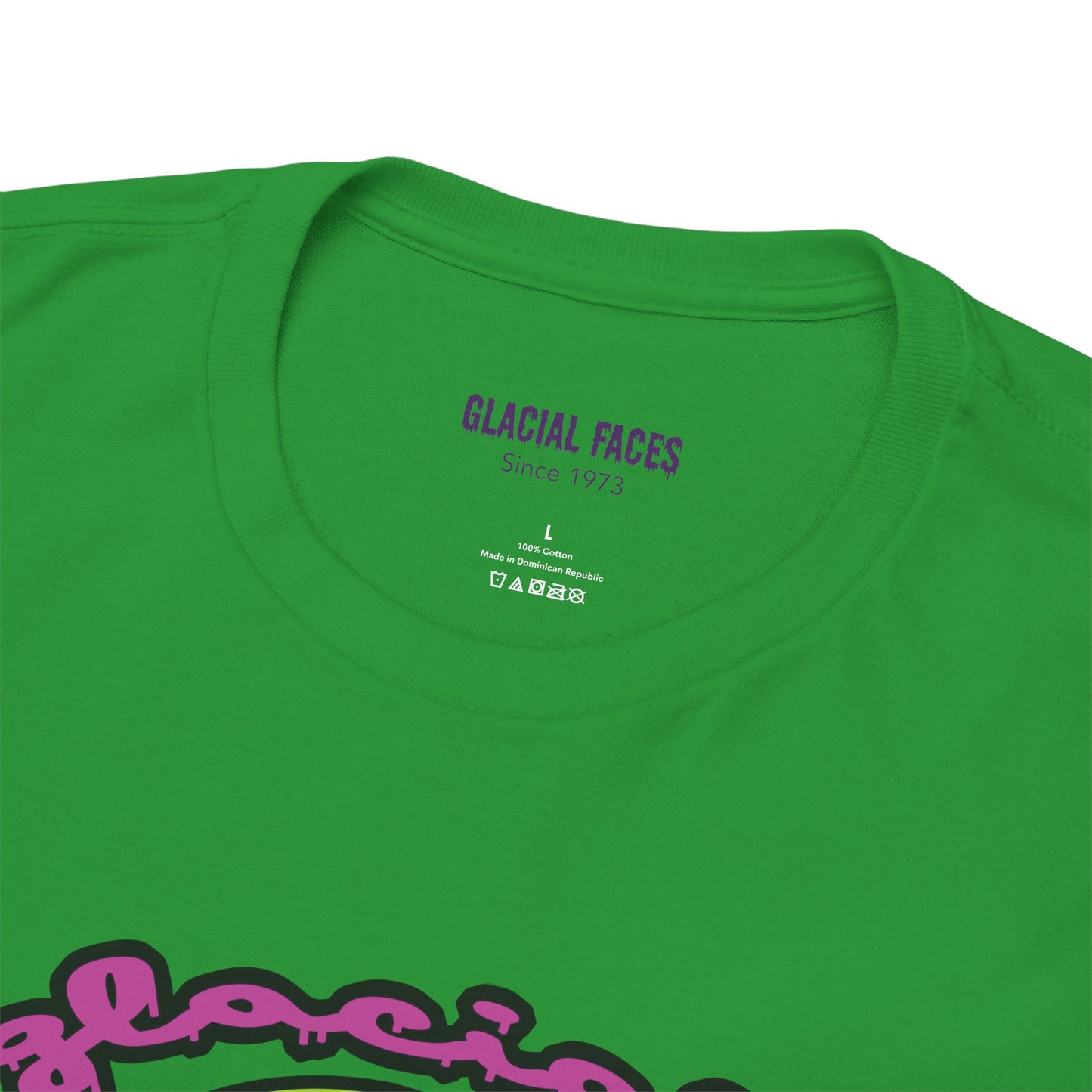 Glacial Faces Unisex Heavy Cotton Tee - Sugar Booger Skull