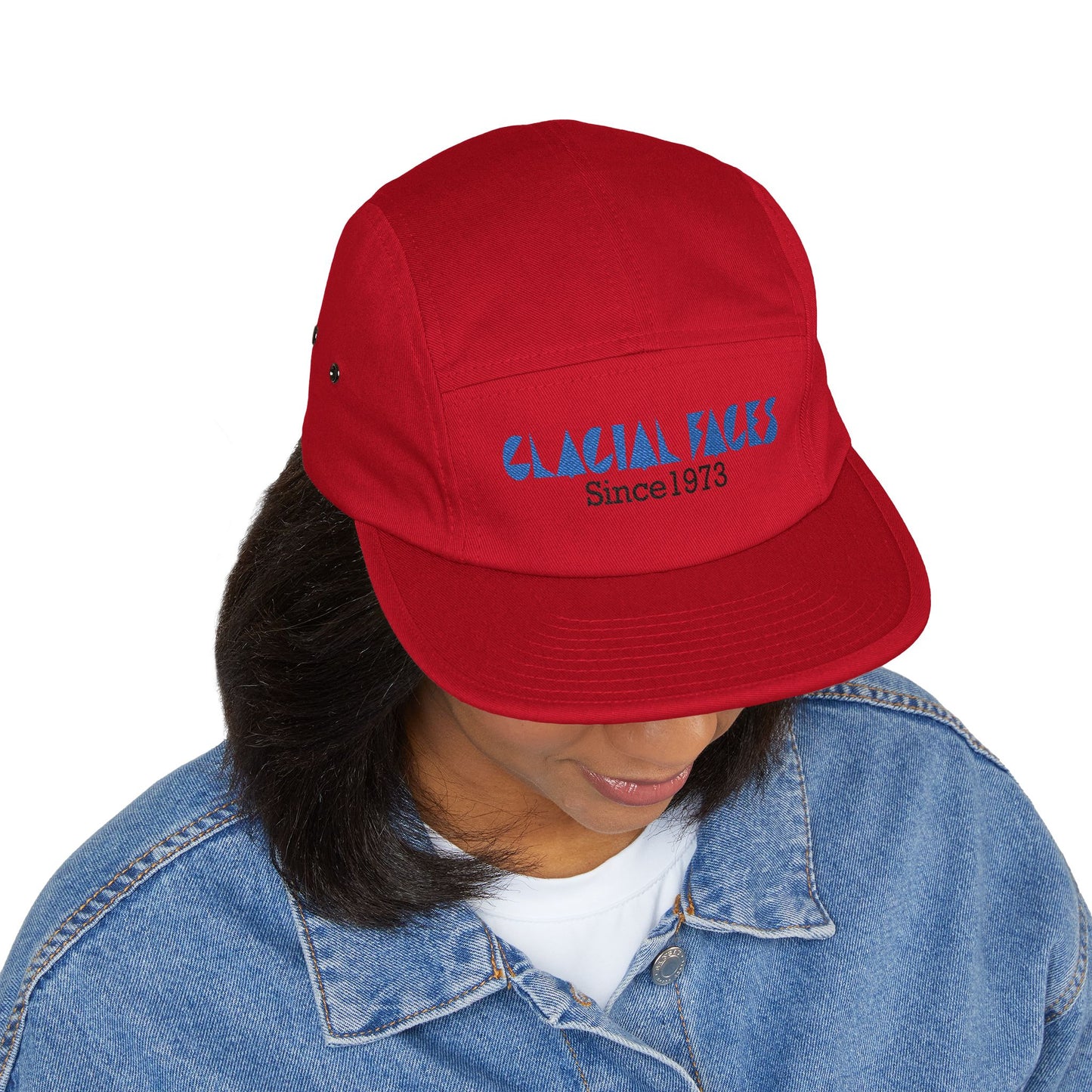 Embroidery 5 Panel Cap - Glacial Faces Glacial
