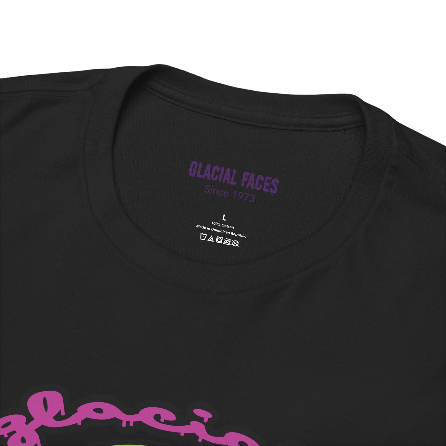 Glacial Faces Unisex Heavy Cotton Tee - Sugar Booger Skull