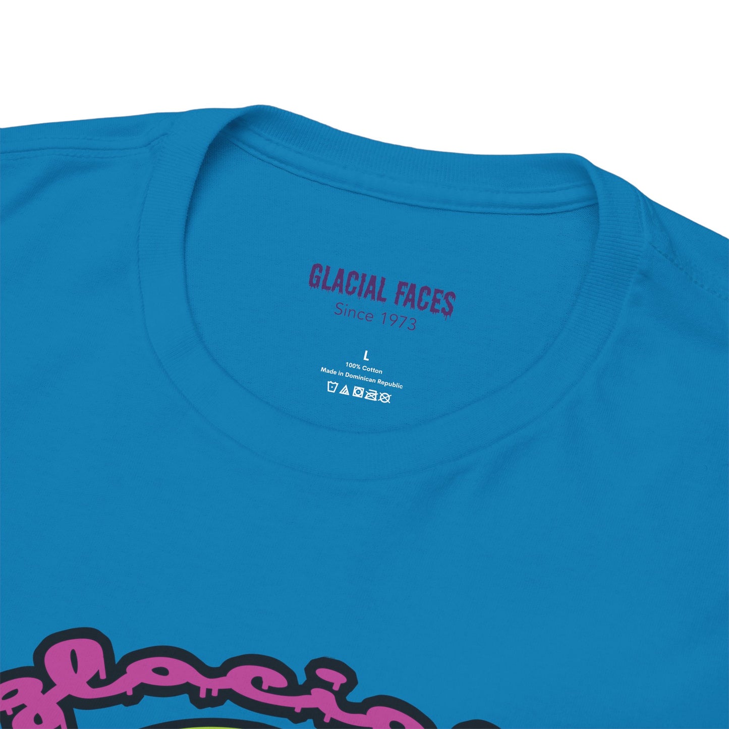 Glacial Faces Unisex Heavy Cotton Tee - Sugar Booger Skull