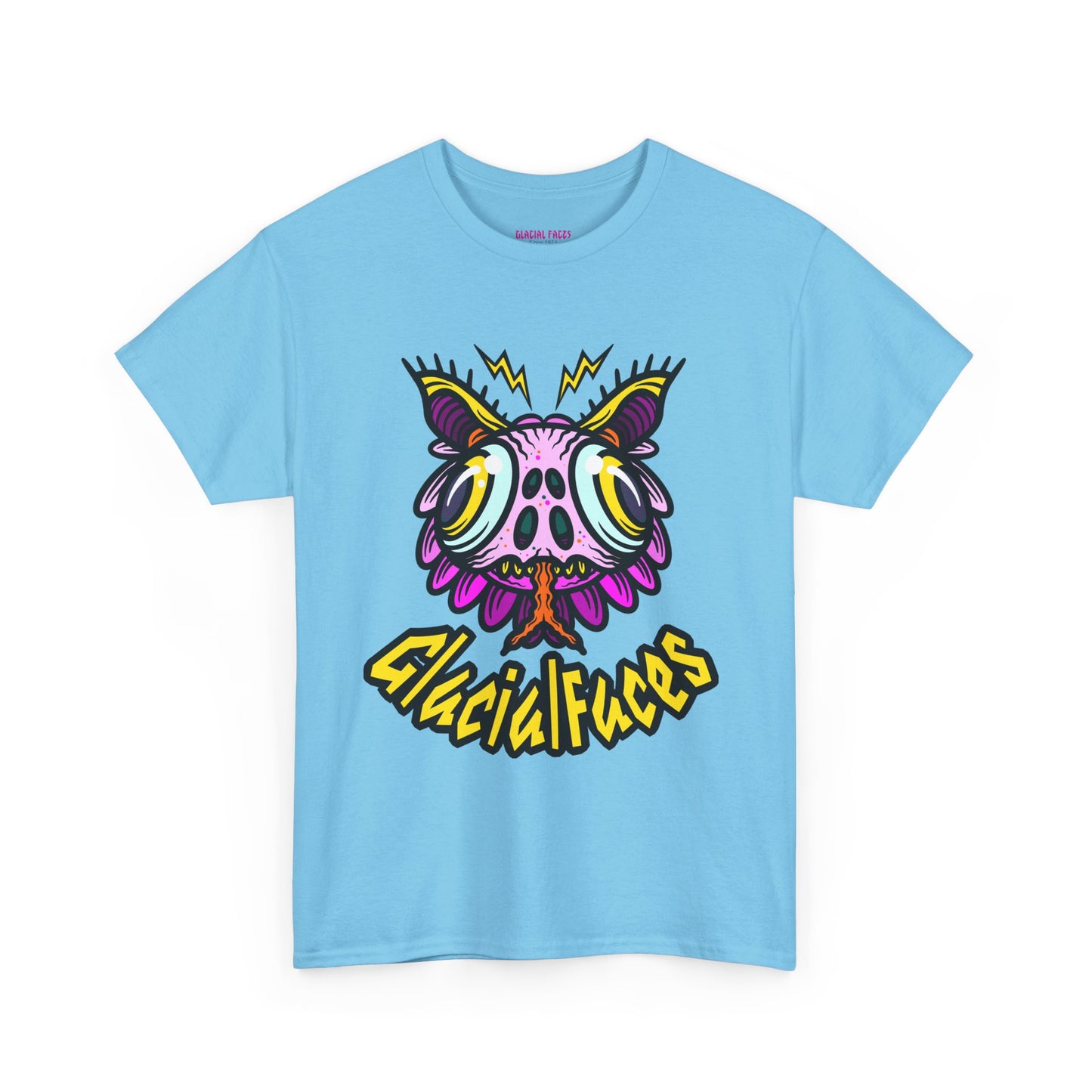 Glacial Faces Unisex Heavy Cotton Tee - Fly Guy T-Shirt