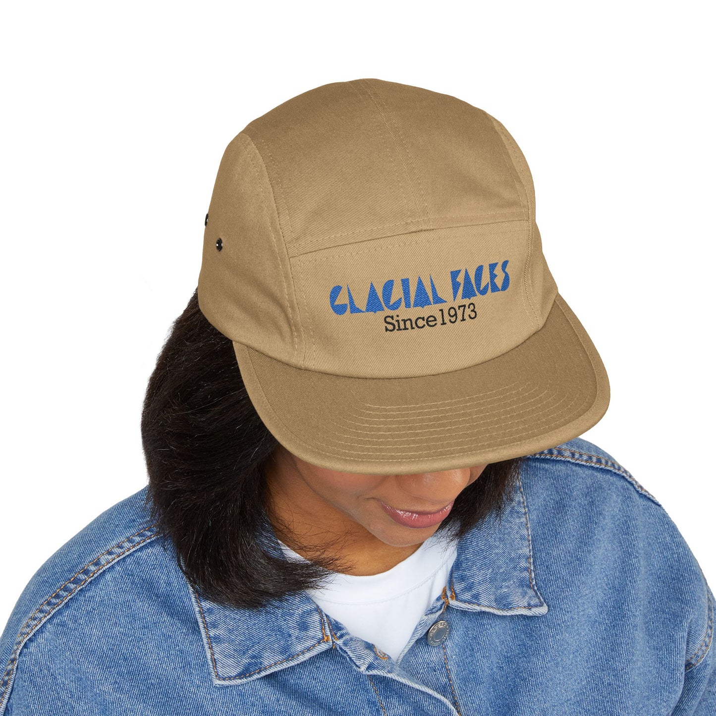 Embroidery 5 Panel Cap - Glacial Faces Glacial