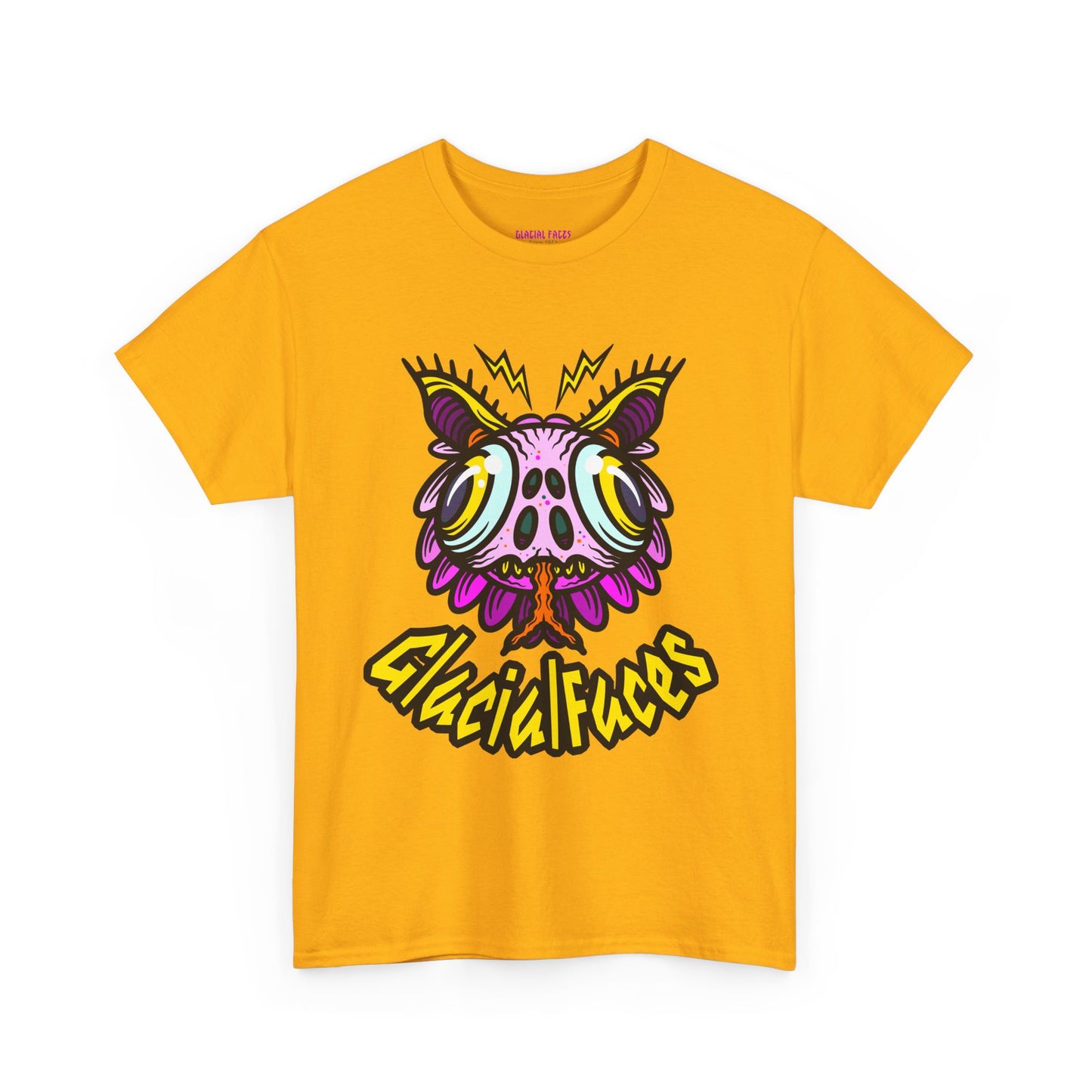 Glacial Faces Unisex Heavy Cotton Tee - Fly Guy T-Shirt