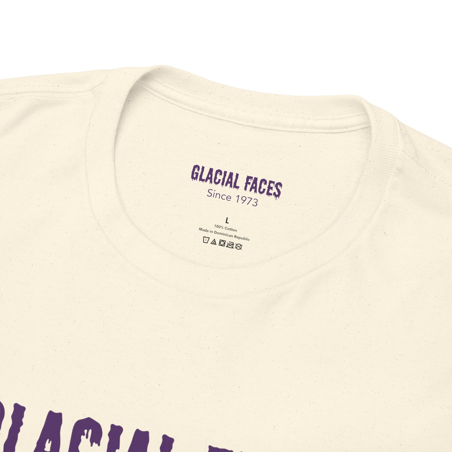 Glacial Faces Unisex Heavy Cotton Tee - Sizzle Tongue