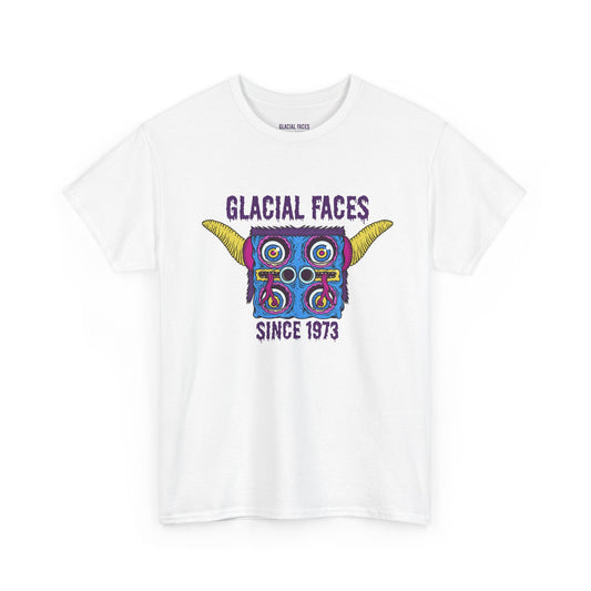 Glacial Faces Unisex Heavy Cotton Tee - Sizzle Tongue