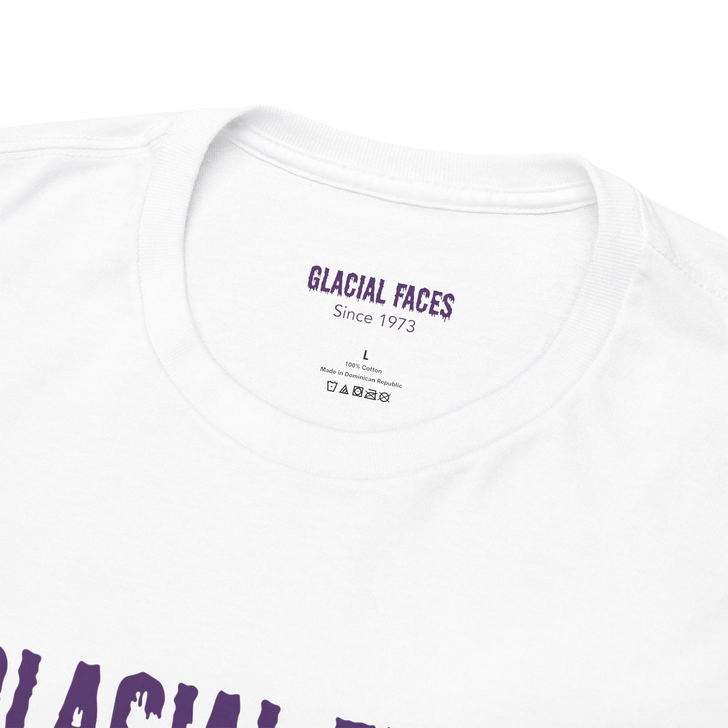 Glacial Faces Unisex Heavy Cotton Tee - Sizzle Tongue