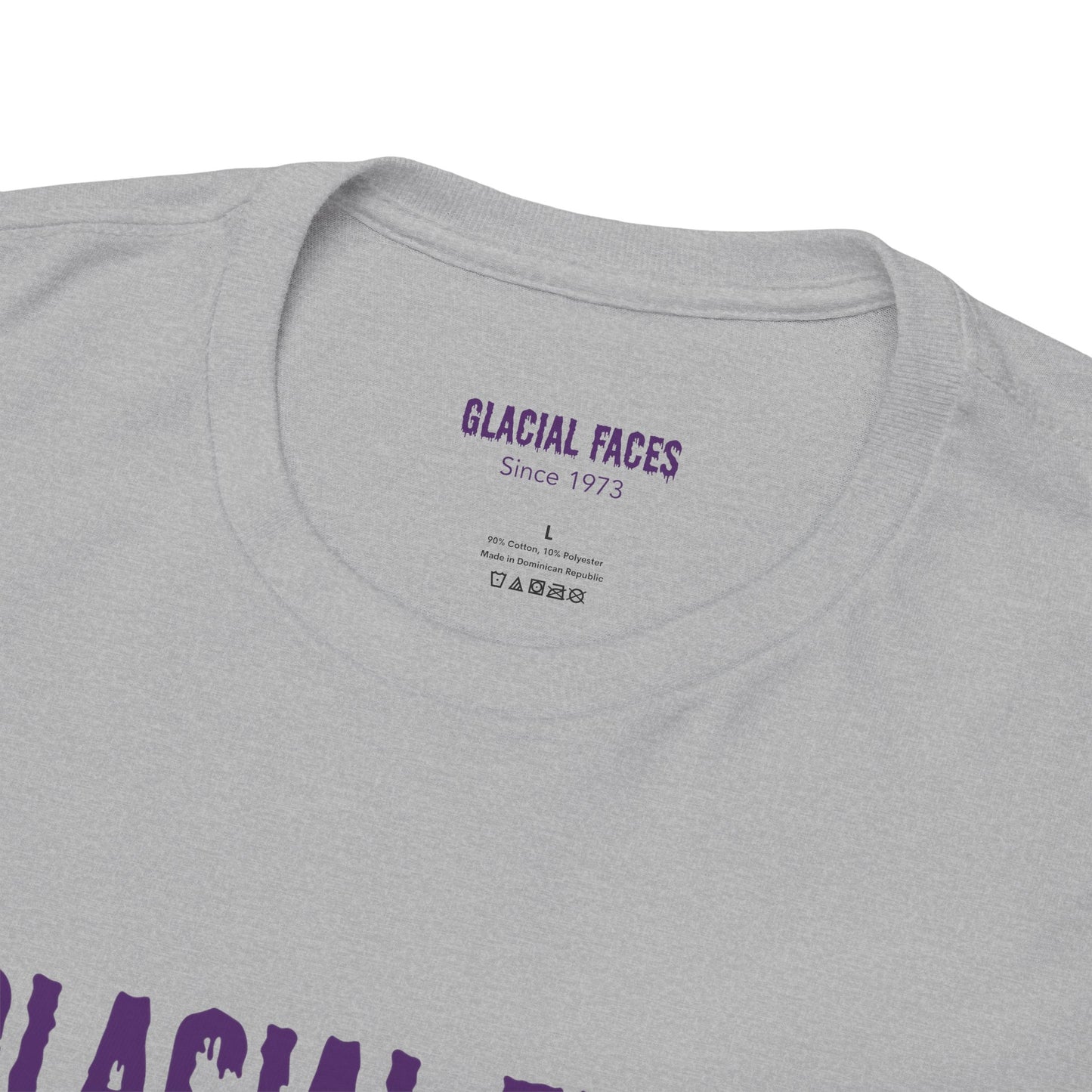 Glacial Faces Unisex Heavy Cotton Tee - Sizzle Tongue