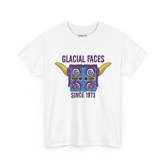 Glacial Faces Unisex Heavy Cotton Tee - Sizzle Tongue